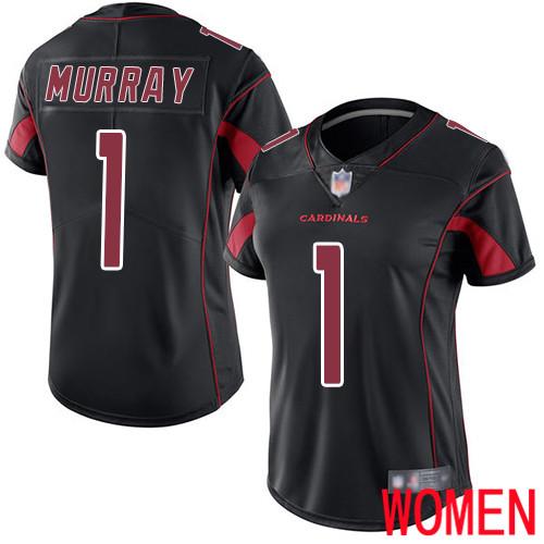 Arizona Cardinals Limited Black Women Kyler Murray Jersey NFL Football #1 Rush Vapor Untouchable